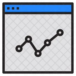 Line Chart  Icon