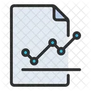 Line Chart File Line Chart Icon