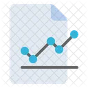 Line Chart File Line Chart Icon