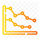 Line Chart Bussines And Finance Line Graph Icon
