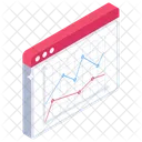 Data Analytics Data Analysis Line Chart アイコン