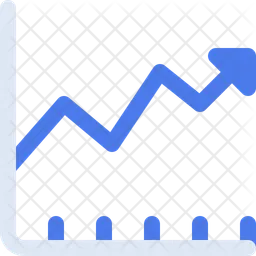 Line Chart Up  Icon