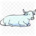 Line cow seat  Icon