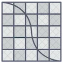 Line Cube Graph  Icon