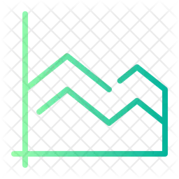 Line Graph  Icon