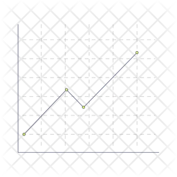 선 그래프  아이콘