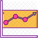 Line Graph Graph Anatytic Graph Icon