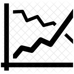 Line Graph Icon Of Glyph Style Available In Svg Png Eps Ai Icon Fonts