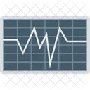 Heartbeat Line Graph Infographic Icon