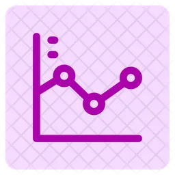 Line graph  Icon