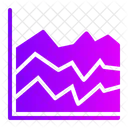 Line Chart Line Graph Statistics Icon