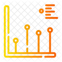 Line Graph Bussines And Finance Line Chart Icon