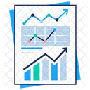 Statistical Analysis Business Growth Financial Increase Icon