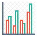 Line Bar Chart Icon