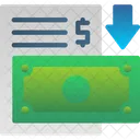 Line Of Credit Card Cash Icon