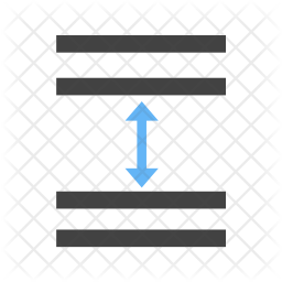 Line spacing Icon