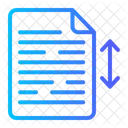 Line Spacing Text Spacing Files And Folders Icon