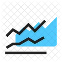 Line Stat Line Chart Analytics Icon