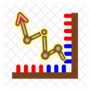 Linea Grafico Informe Icono