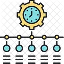 Cronograma Del Proyecto Fecha Limite Del Proyecto Cronograma Del Proyecto Icono