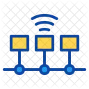 Linea De Tiempo Proceso De Negocio Iot Internet Cosas Grafico Grafico De Tiempo Icon