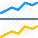 Grafico De Lineas Grafico De Lineas Grafico Icon