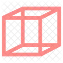 Linear Cuboid  Icon