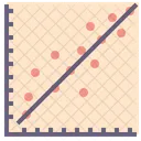 Linear Regression Function Icon