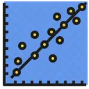 Linear Regression Function Icon