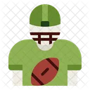 Fussball Feld Linebacker Icon