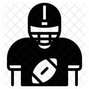 Fussball Feld Linebacker Icon