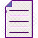 Lined Papers Icon