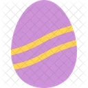 Lines Decoration Egg Icon