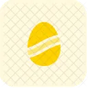 Lines Decoration Egg Icon