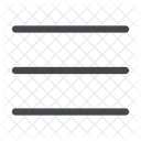 Lines Menu Ui Icon