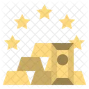 Lingote de oro  Icono