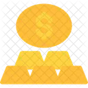 Barras de oro  Icono