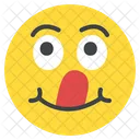 Lingua Lingua Para Fora Emoji Ícone