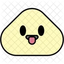 Lingua Para Fora Lingua Emoji Ícone