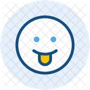Lingua Emoji Expressao Ícone