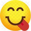 Lingua Emoji Emocao Ícone