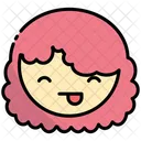 Lingua Emoji Rosto Ícone