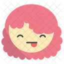 Lingua Emoji Rosto Ícone
