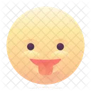 Lingua Sorriso Emoji Ícone