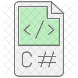 Linguagem c-sharp  Ícone