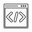 Linguagem De Codificacao Ícone