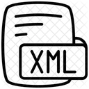 Xml Extensivel Marcacao Linguagem Linha Estilo Icone Icon