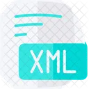 Xml Extensivel Linguagem De Marcacao Icone De Estilo Simples Icon