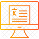 Linguistik Informatik Computer Symbol