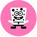 Bob Esponja Camaleao Simplificado Ícone